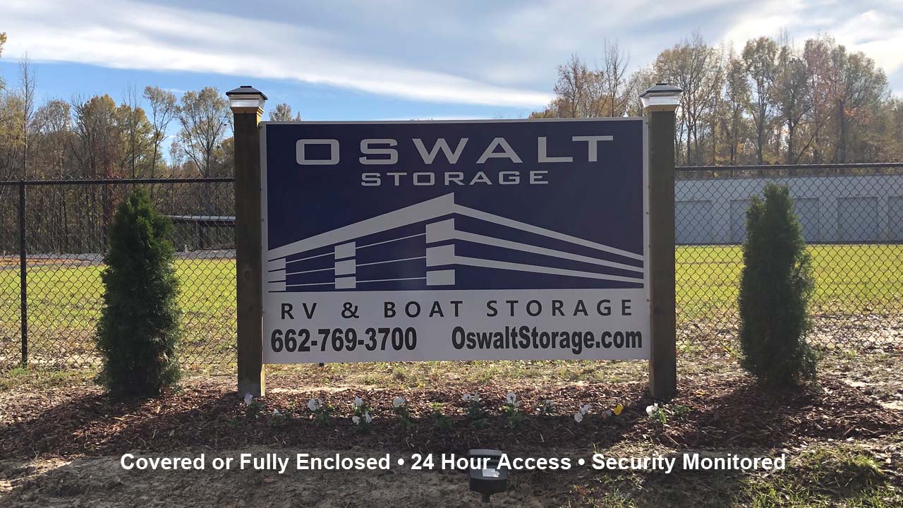 Oswalt Storage Signage